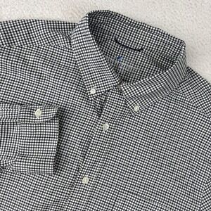 VINEYARD VINES Mens OTG Performance Button-Down Shirt Large Striped Long Sleeved